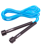 Скакалка Starfit RP-101 ПВХ с плаcтиковой ручкой, синяя, 3 м