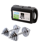 Гантель разборная хромированная Starfit DB-501 пара УТ-00019796