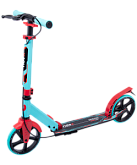 Самокат 2-колесный Ridex Rank 200 мм, ручной тормоз, мятный/красный