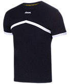 Футболка тренировочная детская Jogel JCT-1040-061, хлопок, черный/белый