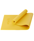 Коврик для йоги и фитнеса Starfit FM-101, PVC, 173x61x1 см, желтый