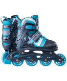 Ролики раздвижные Ridex Wing Blue, пластиковая рама