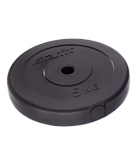 Диск пластиковый Starfit BB-203, d=26 мм, черный, 5 кг