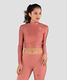 Женская футболка с длинным рукавом FIFTY Majesty dark rose FA-WL-0201-DRS, темная роза