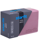 Блок для йоги высокой плотности Starfit YB-201 EVA, пыльная роза