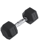 Гантель обрезиненная Starfit DB-301 9 кг, черная