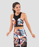 Женский топ-бра FIFTY Aflame FA-WB-0204-910, с принтом