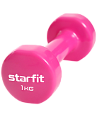 Гантель виниловая Starfit Core DB-101, 1 кг, розовый