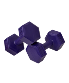 Гантель гексагональная пластиковая BASEFIT DB-305 пара ЦБ-00001559