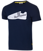 Футболка детская Jogel JCT-5202-091, хлопок, темно-синий/белый