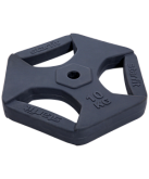 Диск обрезиненный с хватами Starfit BB-205 10 кг, d=26 мм, без стальной втулки, темно-серый