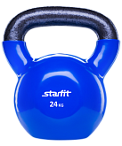 Гиря виниловая Starfit DB-401, темно-синяя, 24 кг