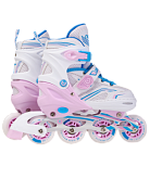 Ролики раздвижные Ridex Remis Pink УТ-00021222 алюминиевая рама