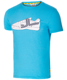 Футболка Jogel JCT-5202-071, хлопок, синий/белый