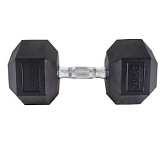 Гантель гексагональная обрезиненная Torres PL51920 20кг