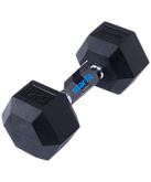 Гантель обрезиненная Starfit DB-301 12 кг, черная