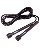 Скакалка Starfit RP-101 ПВХ с плаcтиковой ручкой, черная, 3 м