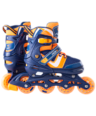 Ролики раздвижные Ridex Wing Orange, пластиковая рама