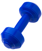 Гантель пластиковая европодвес 0,5 кг 2шт