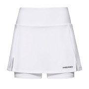 Шорты-юбка HEAD Club Basic Skort Long W 814539-WH