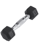 Гантель обрезиненная Starfit DB-301 1 кг, черная