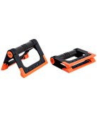 Упоры для отжиманий Starfit BA-304, cкладные, черный/оранжевый