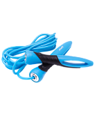 Скакалка Starfit RP-104 ПВХ, с эргономичной ручкой, синяя/черная, 3,05 м
