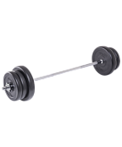 Штанга разборная Starfit BB-401, стальной гриф, пластиковые диски, 25 кг