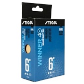 Мяч для настольного тенниса Stiga WINNER ABS 2** (6 шт.)