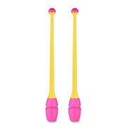 Булавы гимнастические INDIGO IN018-YP 41см